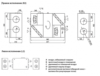 Domekt R 250 F вентиляционная установка Komfovent (серия Domekt) Domekt R 250 F вентиляционная установка Komfovent (серия Domekt)